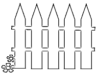 dream home white picket fence